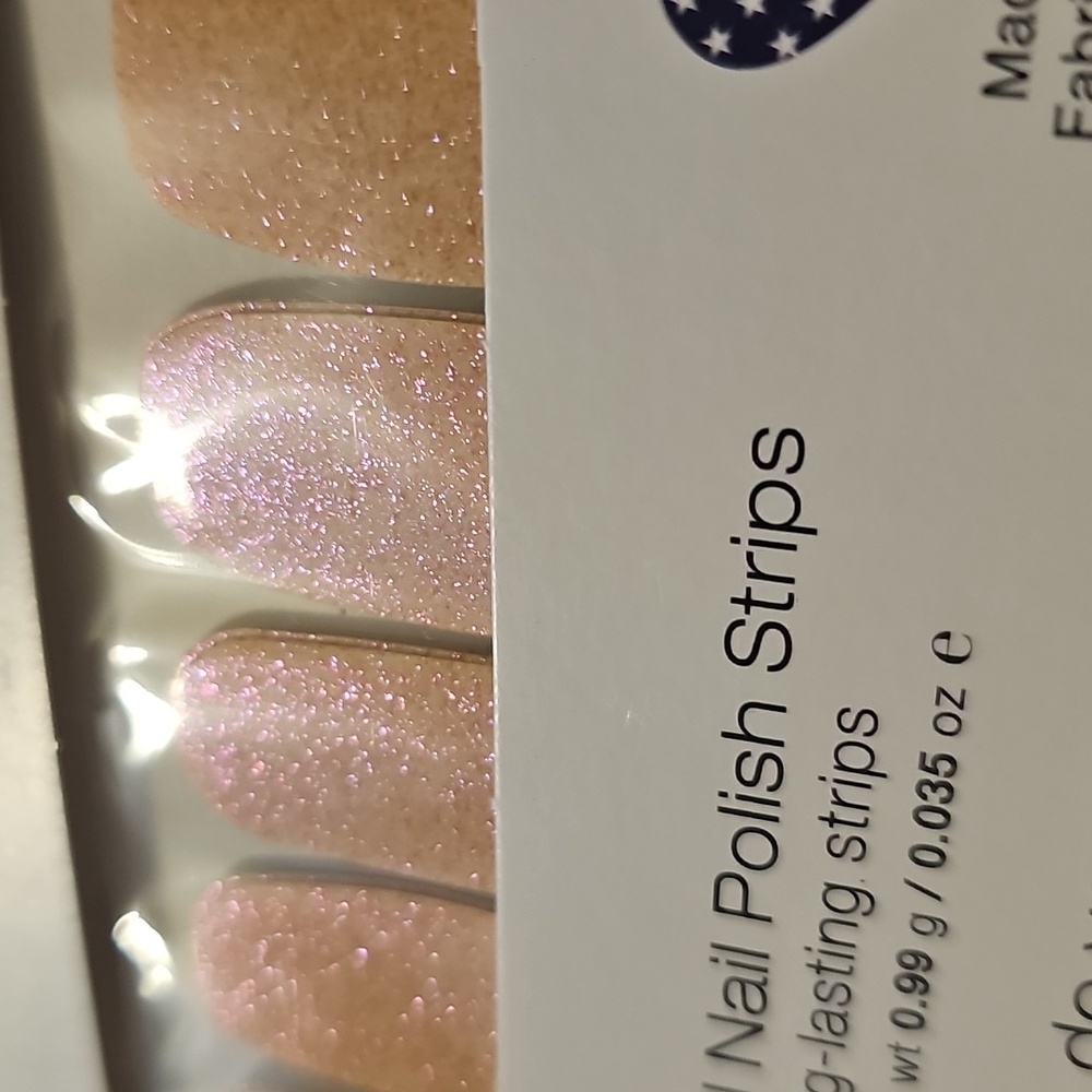 Color Street Spring Easter Glitter Bundle Lot Polish Strips Stickers Pink - Picture 10 of 10